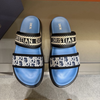 Мужские сандали Dior Aqua Oblique