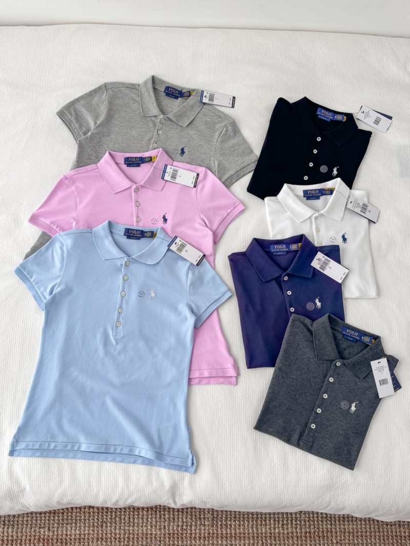 Женская рубашка Polo Ralph Lauren с воротником и пуговицами