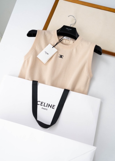 Женский топ Celine без рукавов