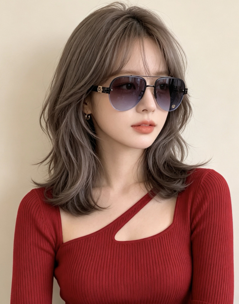 Солнцезащитные очки авиаторы в черной оправе Gucci