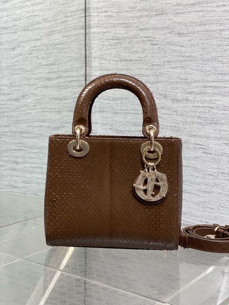 Сумка Dior Lady Dior коричневая