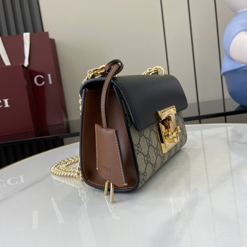 Сумка Gucci с цепочкой и замком