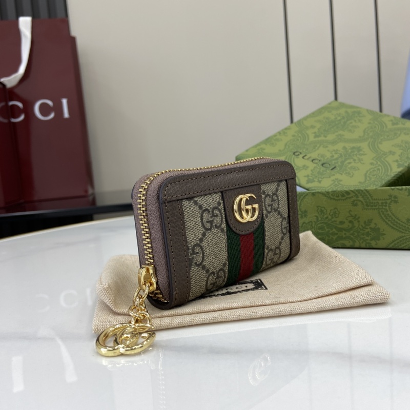 Кошелёк Gucci с монограммой и замком