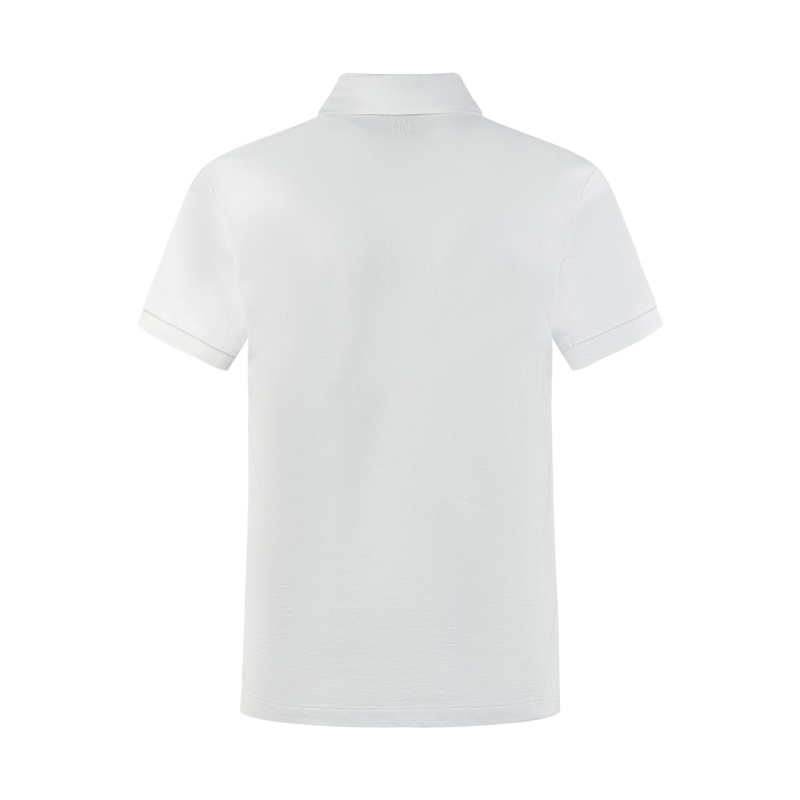 Футболка Polo Ami Paris с вышивкой сердца