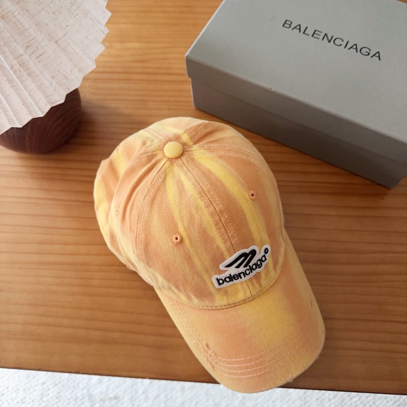 Бейсболка Balenciaga желтая с градиентом