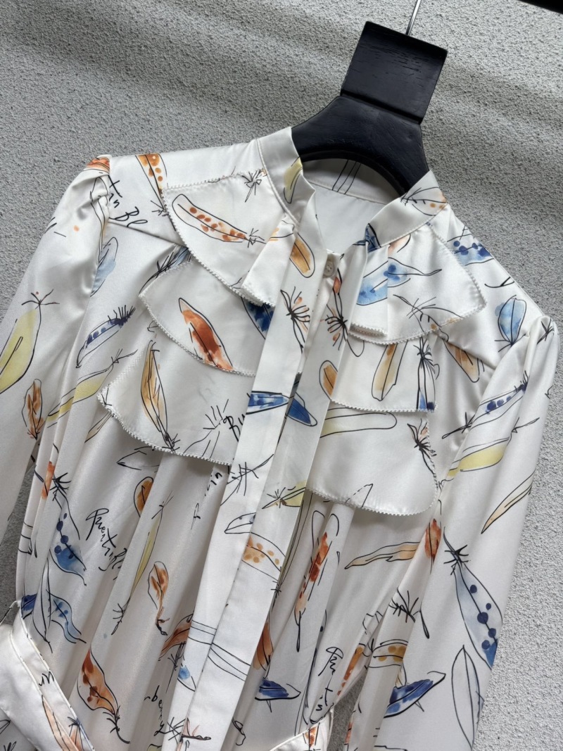 Вечернее платье с принтом Burberry