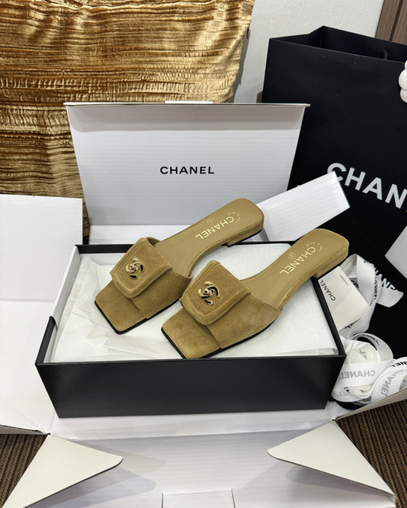 Сандалии Chanel 26S Бежевые