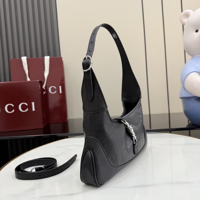 Сумка Gucci черная с ремнем