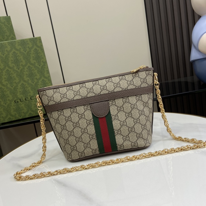 Сумка Gucci с цепочкой и принтом GG