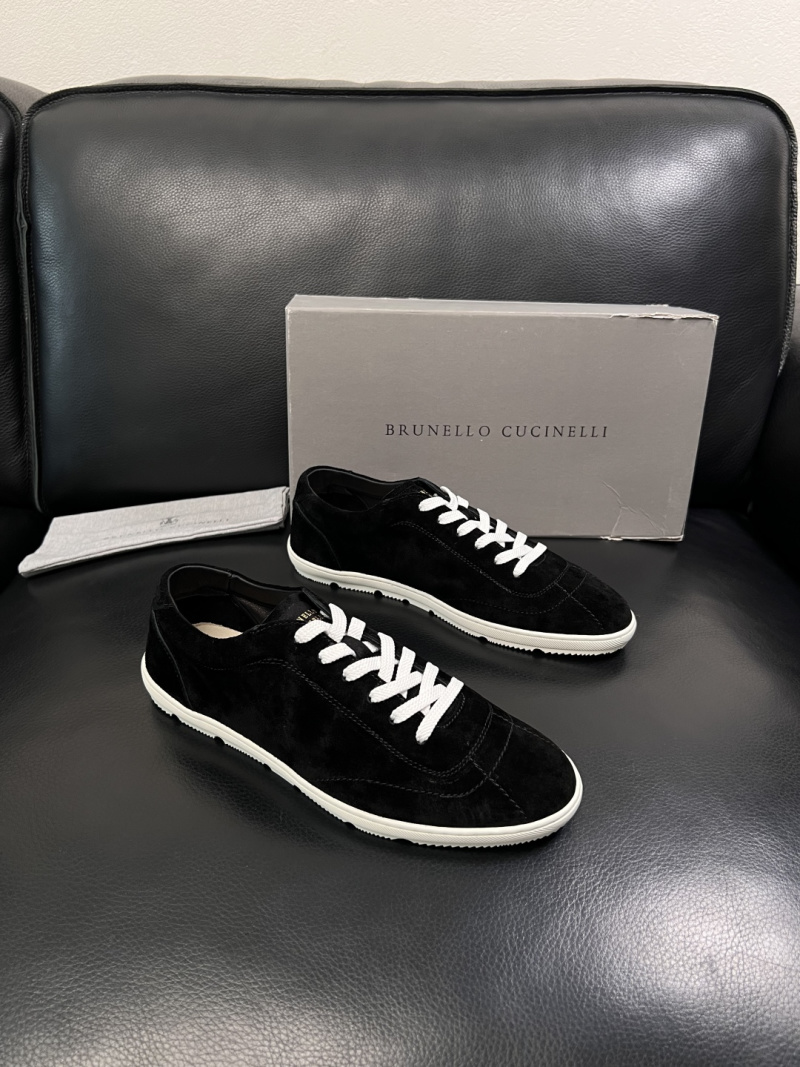 Мужские замшевые кроссовки Brunello Cucinelli