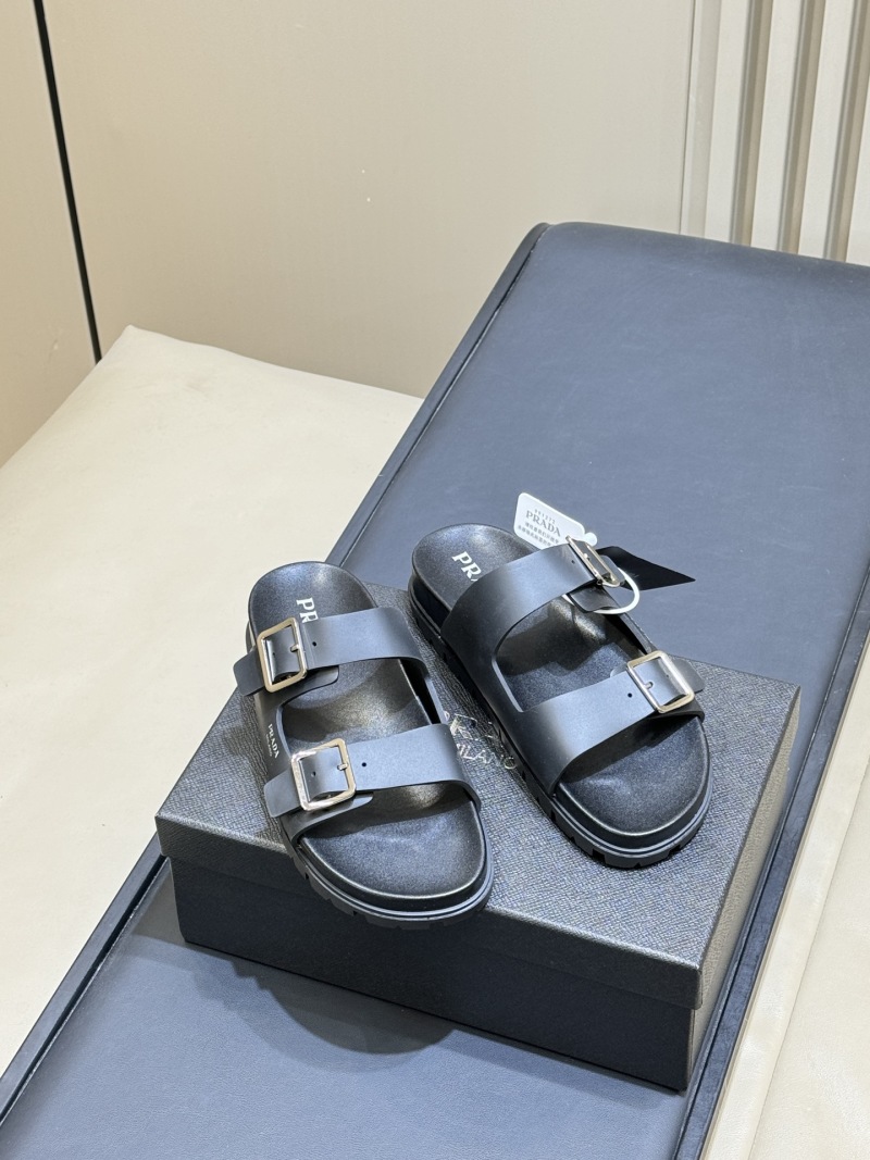 Сандалии Prada с двойным ремешком