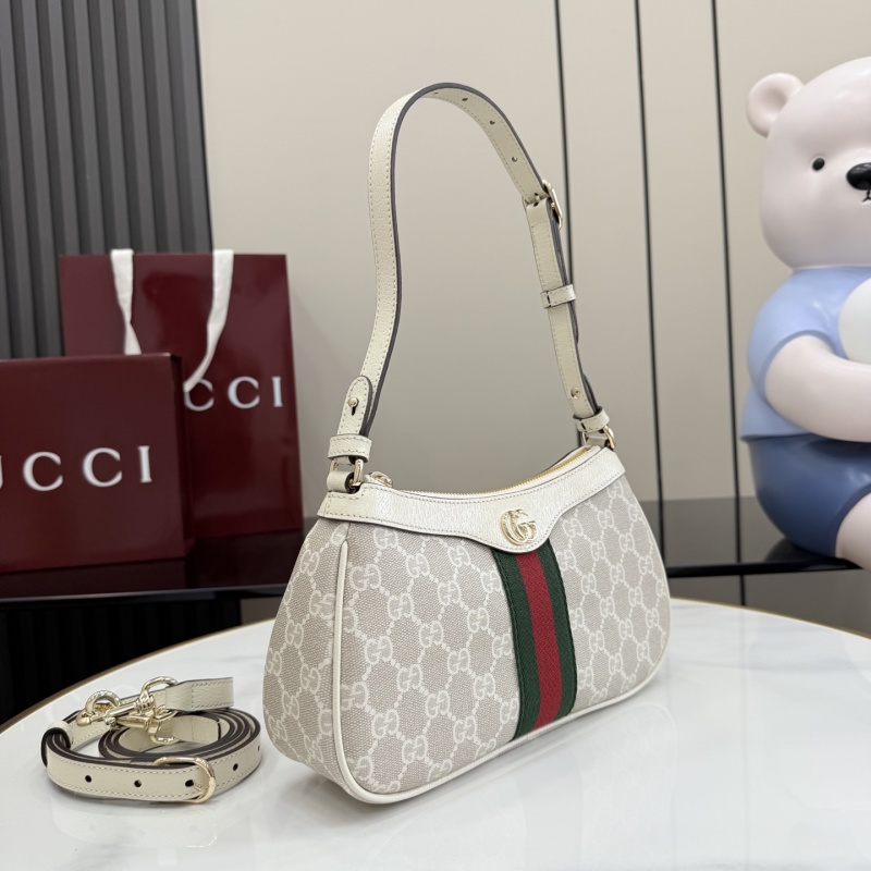 Сумка Gucci с монограммой и полосой
