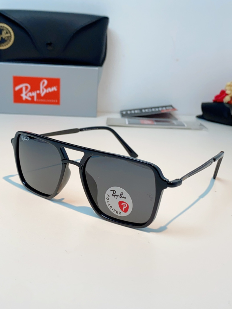 Очки Ray-Ban RB3403 поляризованные ретро стиль двойная дужка