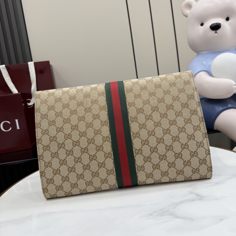 Портмоне Gucci с монограммой и полосой