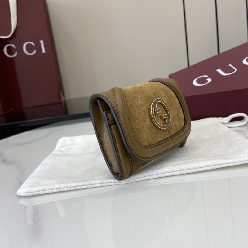 Кожаный кошелёк Gucci с логотипом