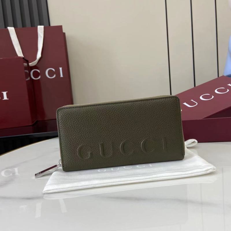 Портмоне Gucci с тиснением и молнией