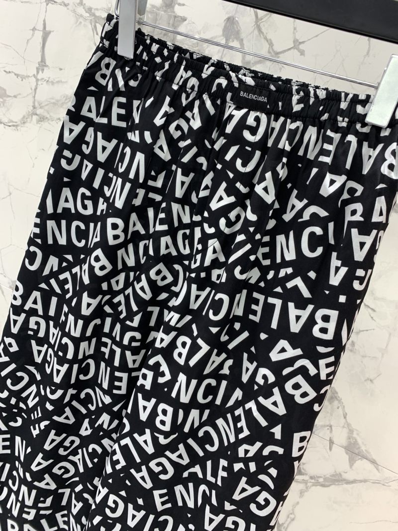 Брюки с принтом Balenciaga