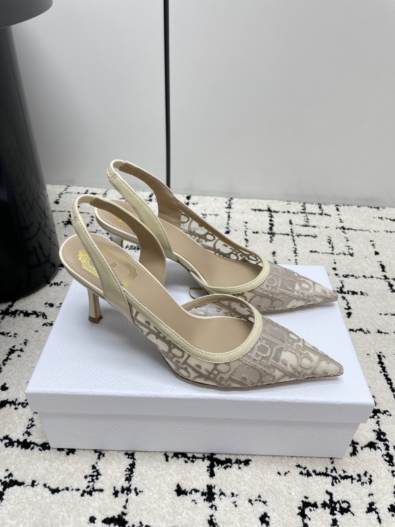 Женские туфли Dior Adiorable с вышивкой Oblique