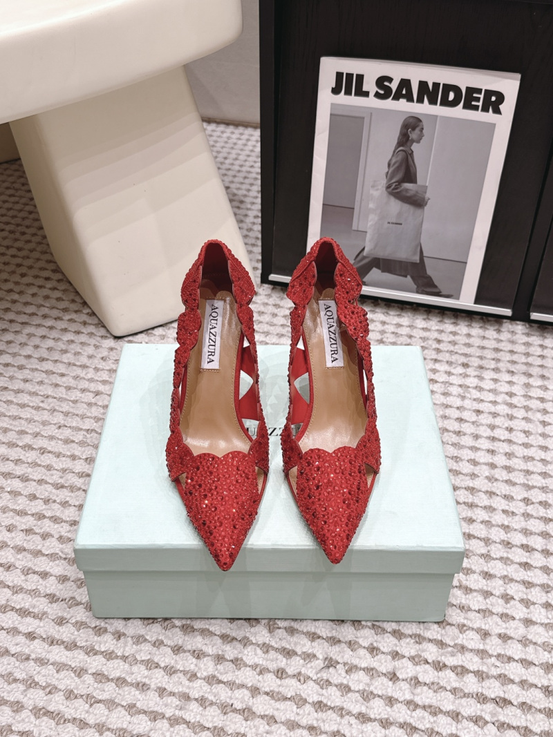 Женские туфли Aquazzura с декором в виде страз