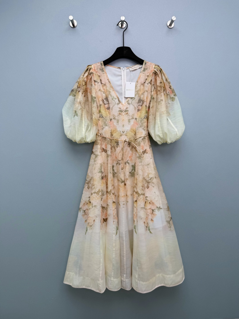Повседневное платье с V-образным вырезом Zimmermann