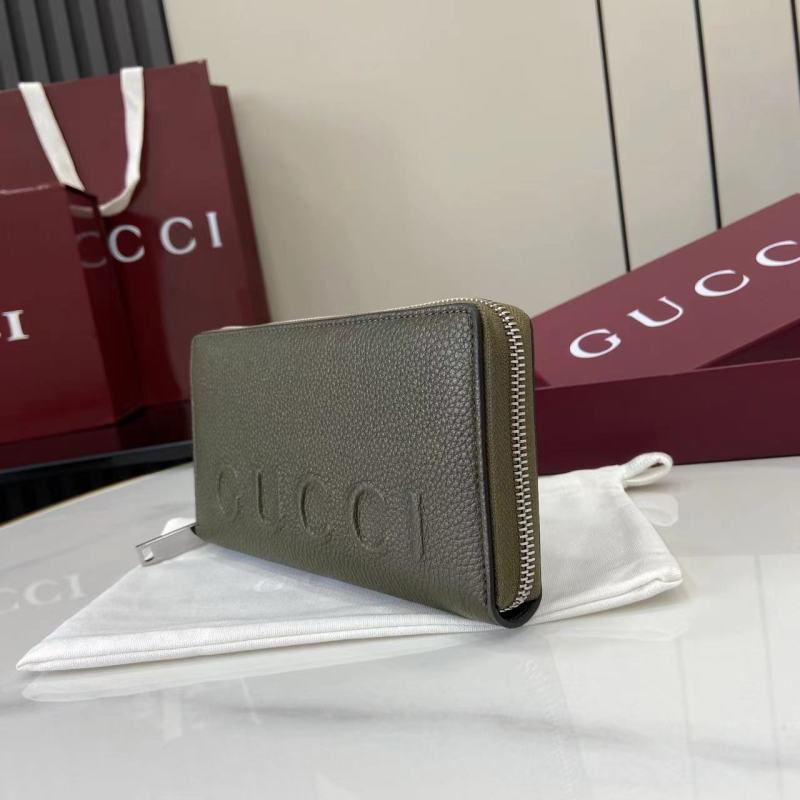 Портмоне Gucci с тиснением и молнией