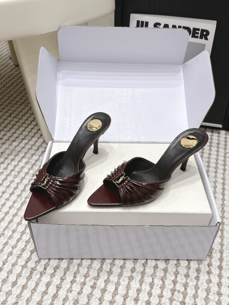 Женские мюли Saint Laurent с острым носком