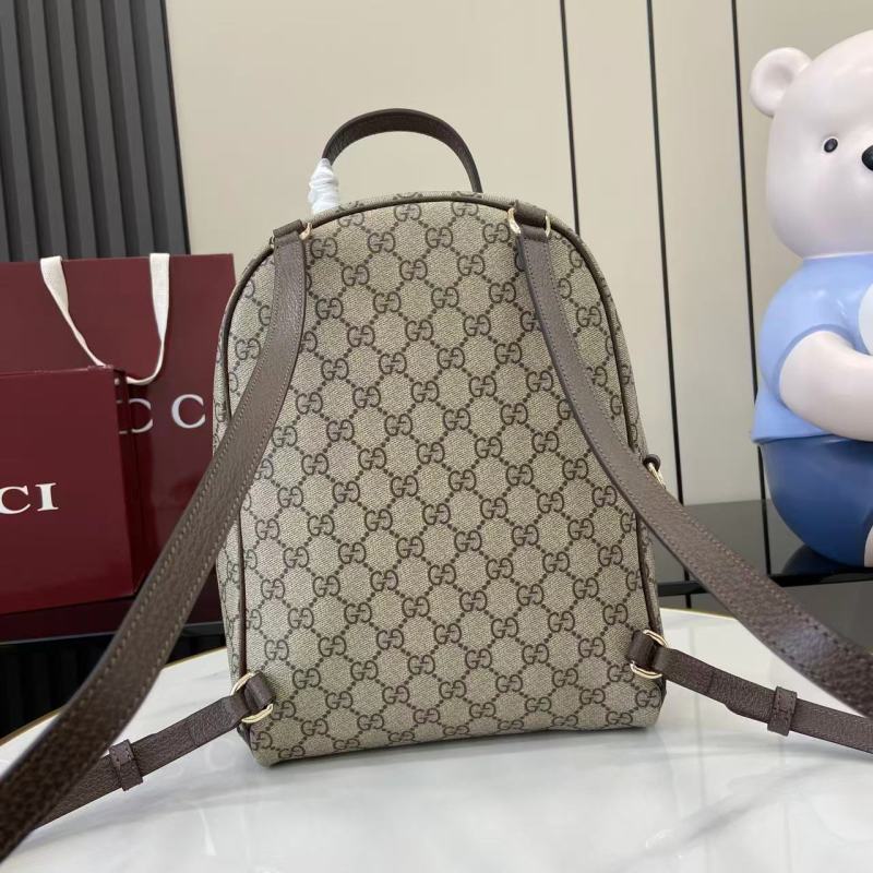 Рюкзак Gucci с монограммой и полосой