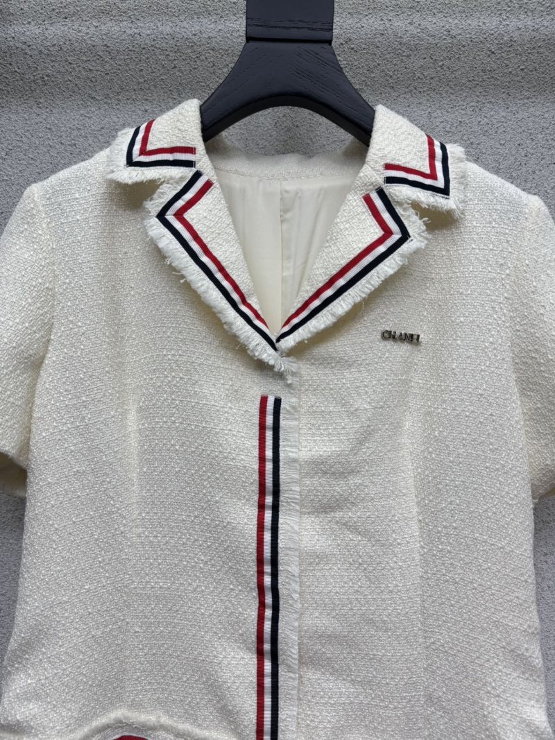 Повседневное платье с короткими рукавами и плиссированной юбкой Thom Browne