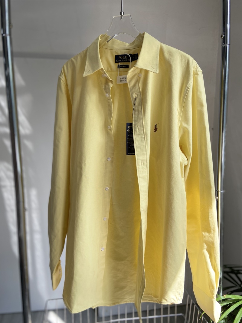 Рубашка Polo Ralph Lauren женская желтая