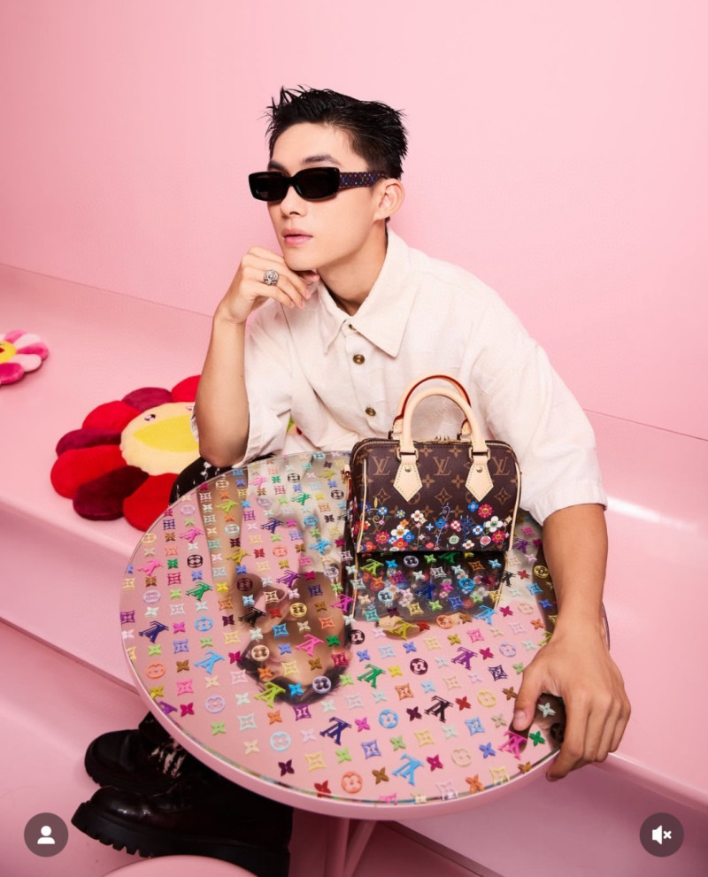 Стильные солнцезащитные очки с узором Louis Vuitton