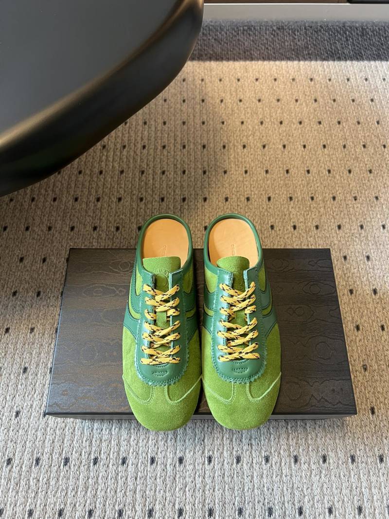 Мюли в ретро стиле, зеленые Dries Van Noten