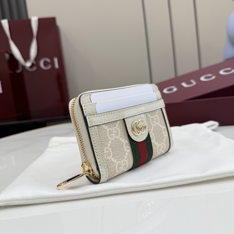 Кошелёк Gucci с монограммой и молнией