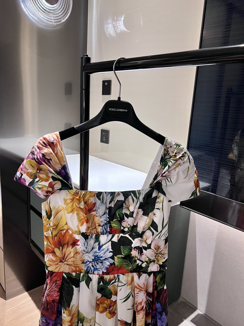 Повседневное платье с принтом Dolce & Gabbana