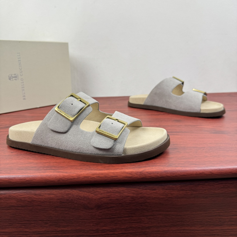 Мужские шлёпанцы Brunello Cucinelli