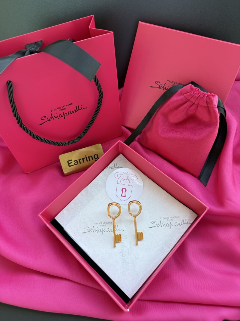 Серьги в форме ключа Schiaparelli