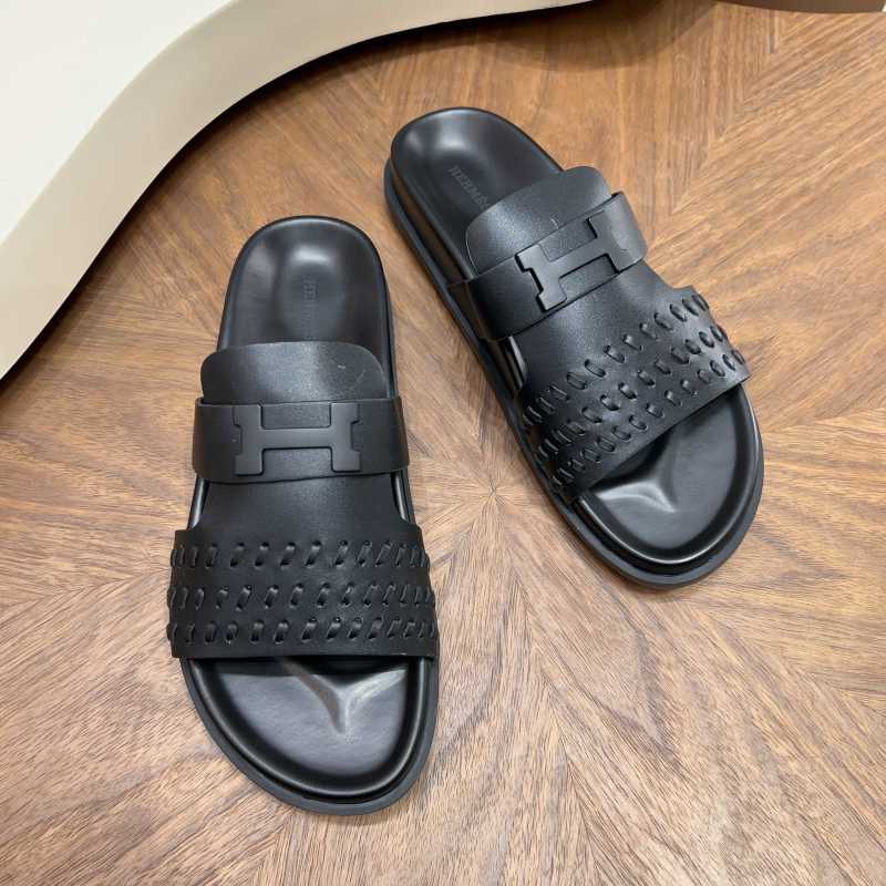 Мужские шлёпанцы Hermes Hermès