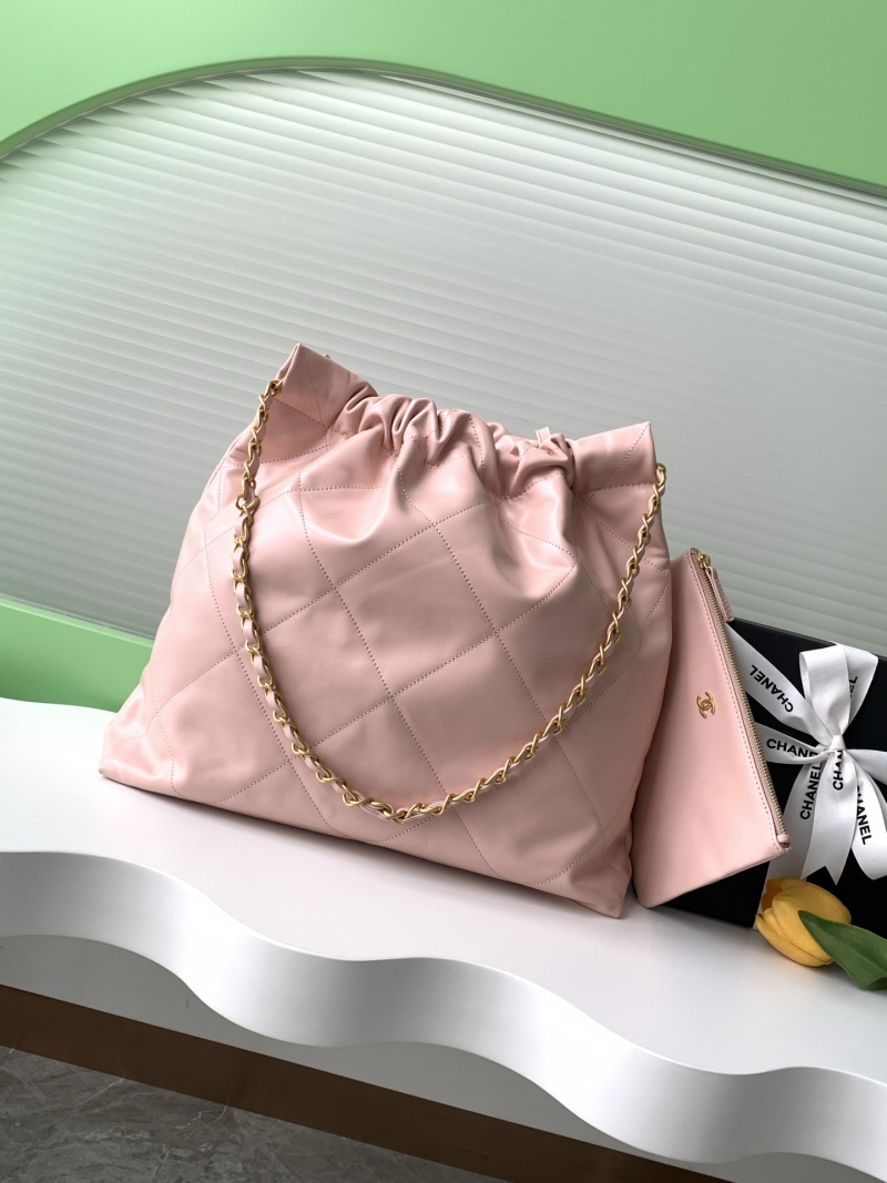 Розовая сумка Chanel с цепочкой Без бренда