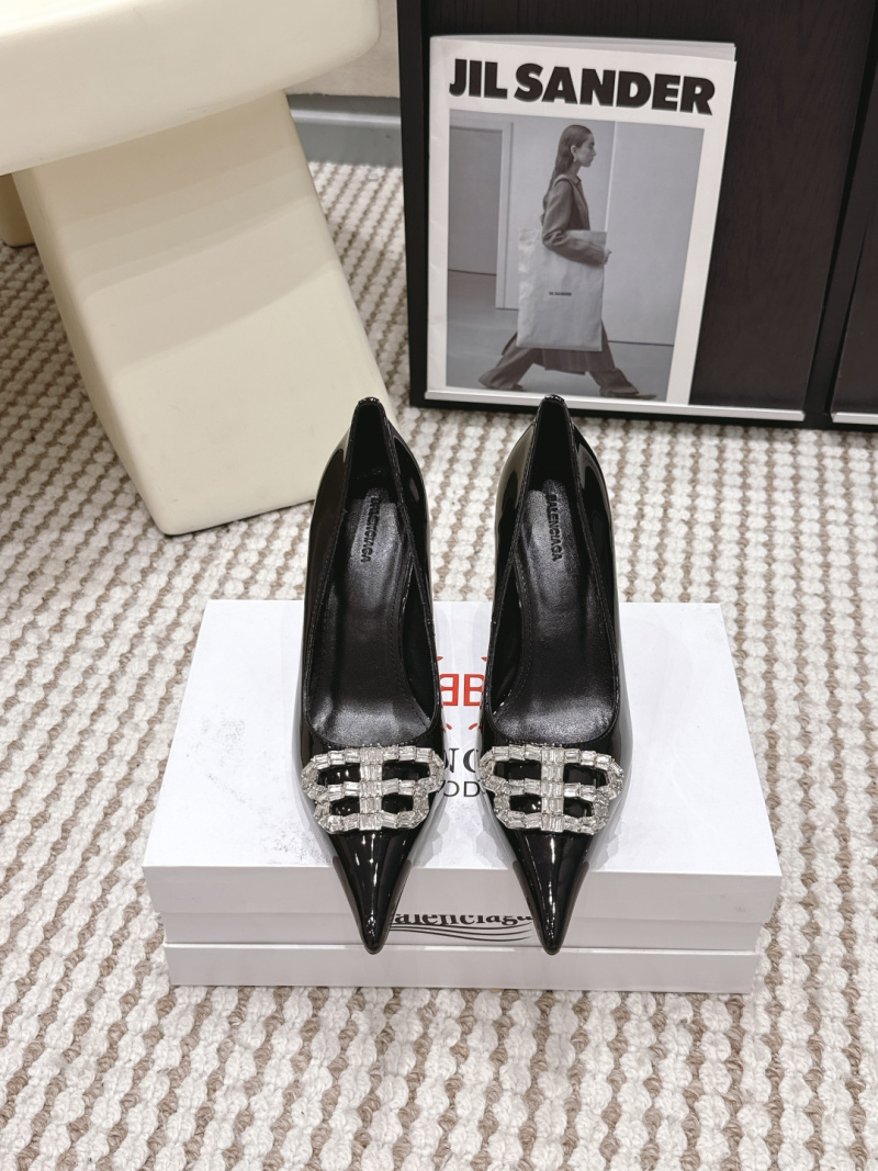 Баленсия балетки на каблуке Balenciaga