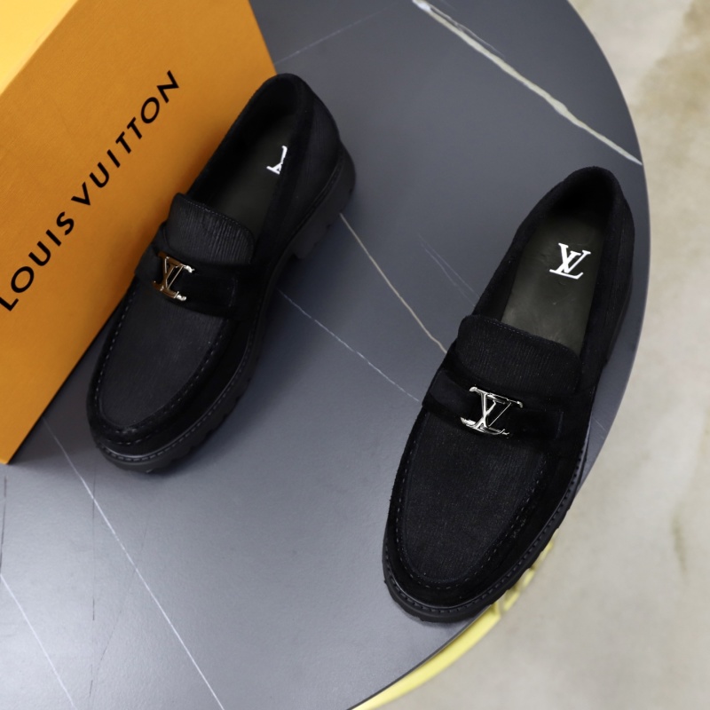 Мужские лоферы Louis Vuitton черные