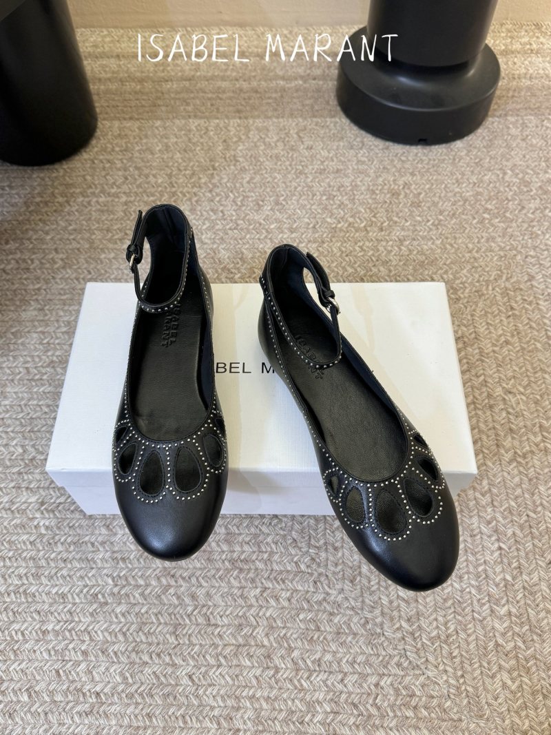 Черные босоножки Isabel Marant с ремешком