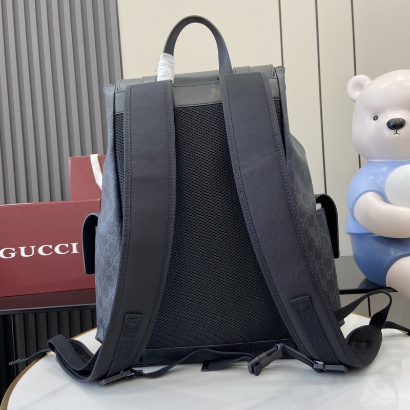 Рюкзак Gucci с монограммой и красной полосой