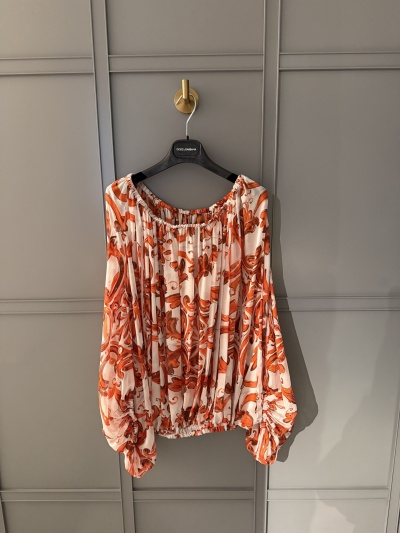 Блуза с принтом Dolce & Gabbana
