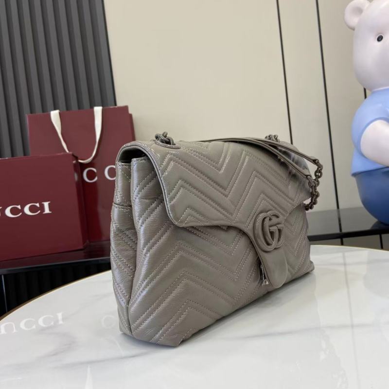 Сумка Gucci GG Marmont серая