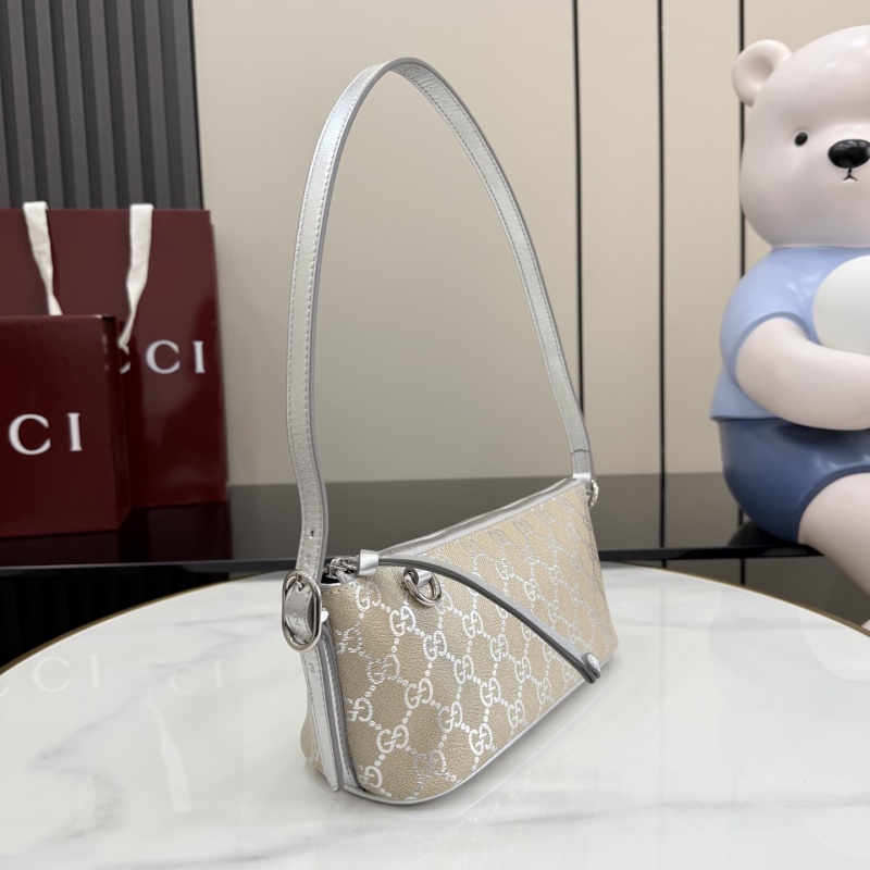 Сумка Gucci с монограммой и ремешком