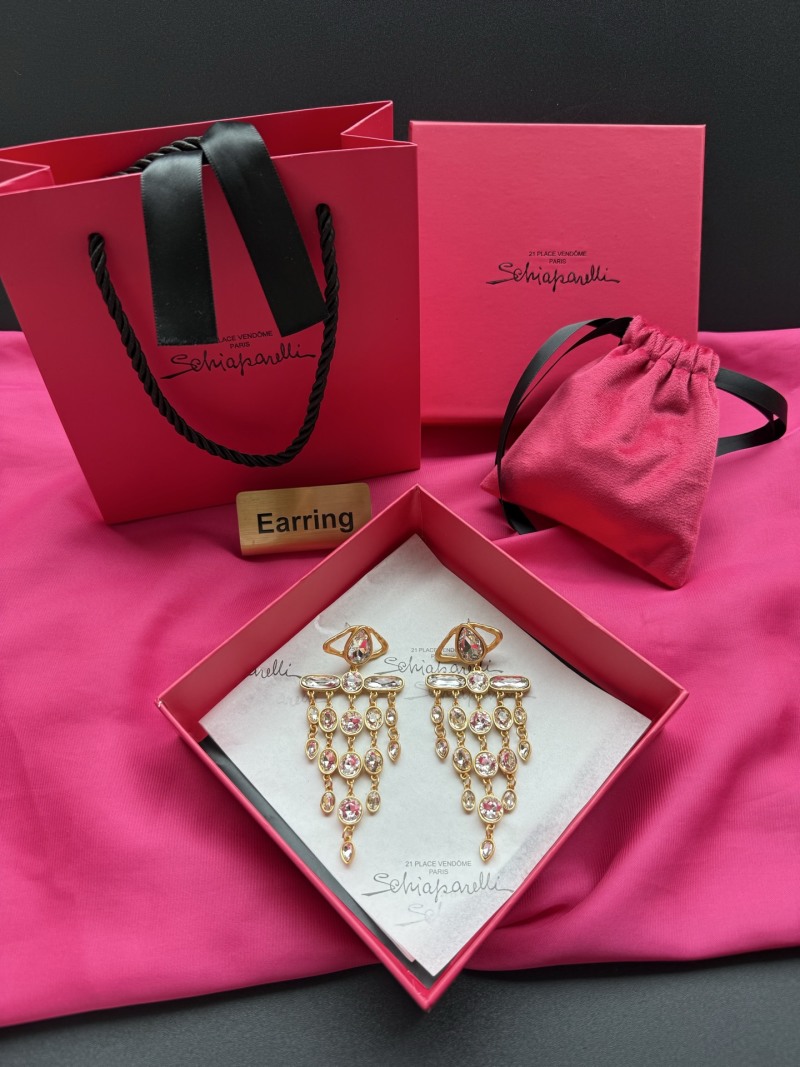 Серьги с кристаллами Schiaparelli