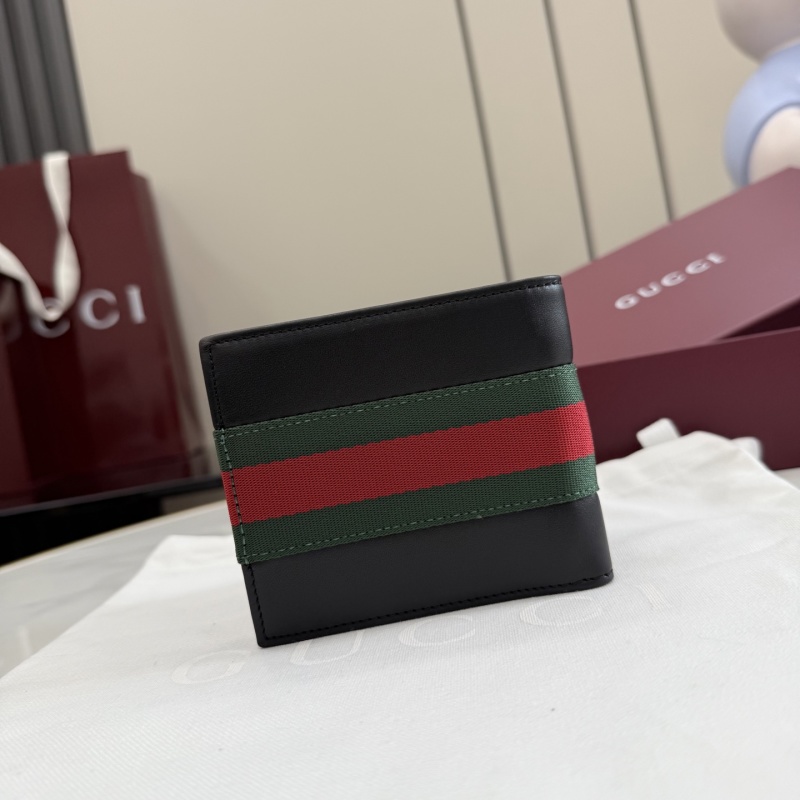 Портмоне Gucci с красно-зеленой полосой