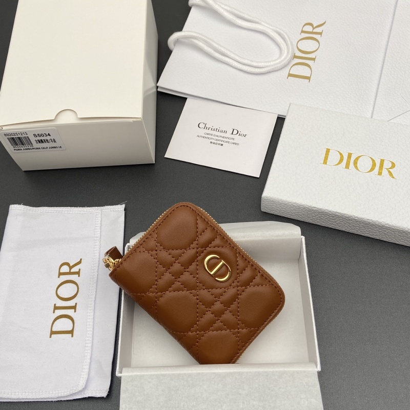 Портмоне Dior S5034 коричневый