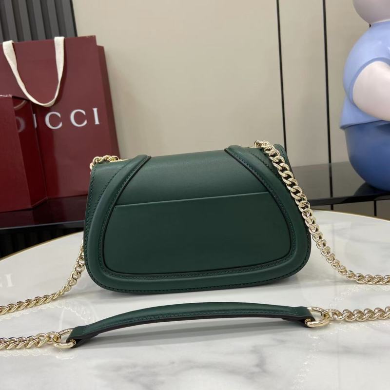 Сумка Gucci зеленая с цепочкой