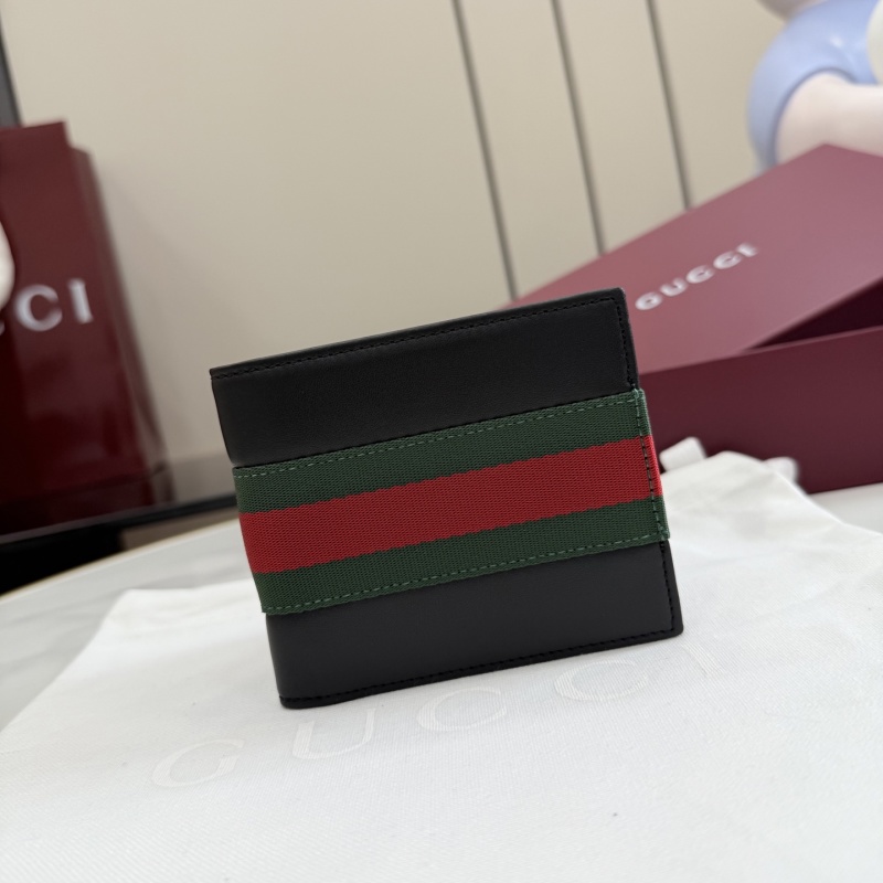 Портмоне Gucci с красно-зеленой полосой