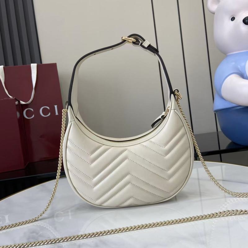 Сумка Gucci кремовая с цепочкой